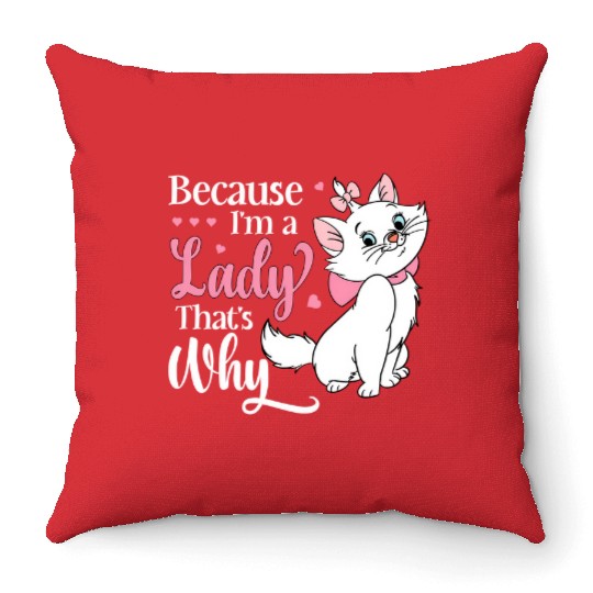 Cute Marie Aristocats Disney Throw Pillows