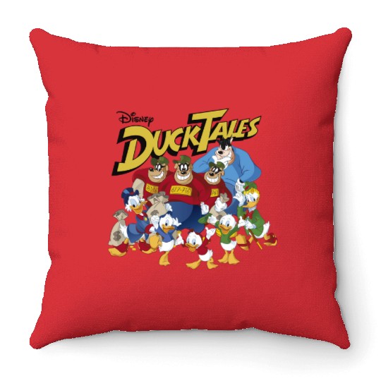 Disney DuckTales Characters Classic Group Throw Pillows