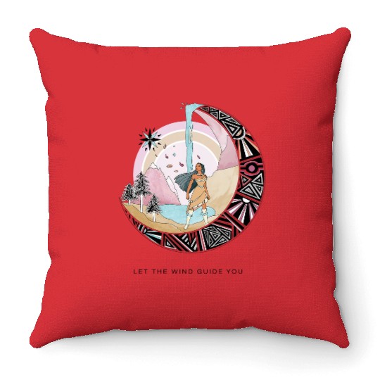 Disney Pocahontas Let The Wind Guide You Throw Pillows