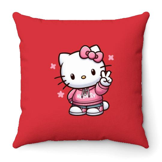 Hello Kitty , Hello Kitty, Hello Kitty , Hello Kitty ,  Disney Family Throw Pillows