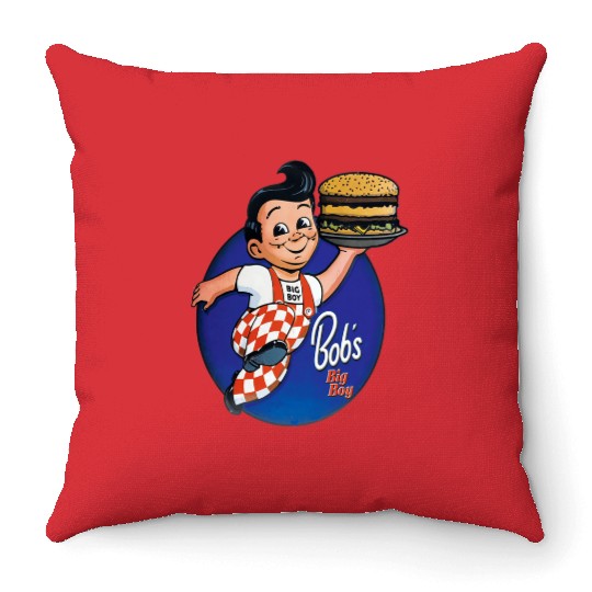 Bobs Big Boy Big Boy _: Bobs Burgers Family Throw Pillows, Bobs Burgers Vintage