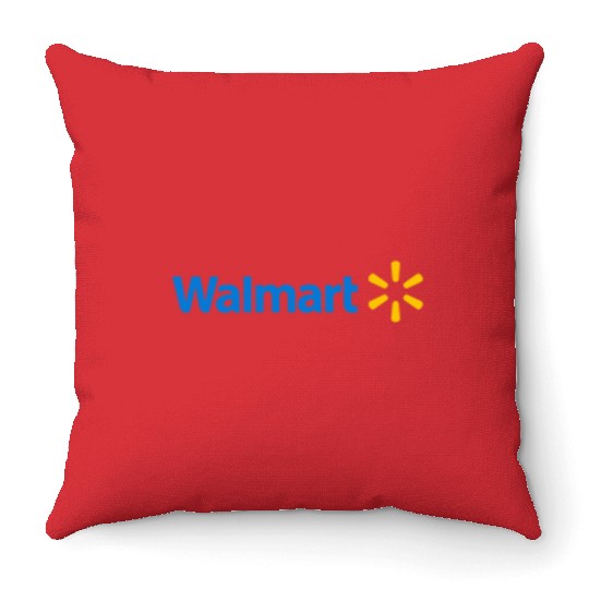Walmart Logo Baseball Jerseys Throw Pillows