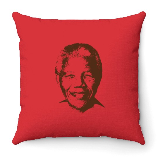 Nelson Mandela Throw Pillows