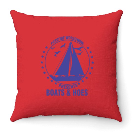 boating, boat, boat captain, boats and hoes, boats Throw Pillows