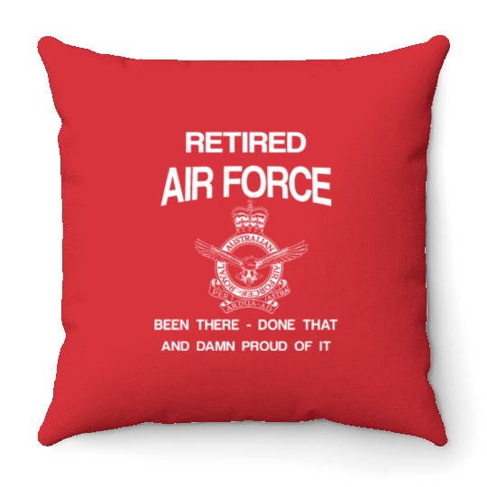 royal australian air force Throw Pillows