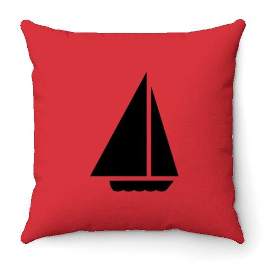 Sail Boat Throw Pillows