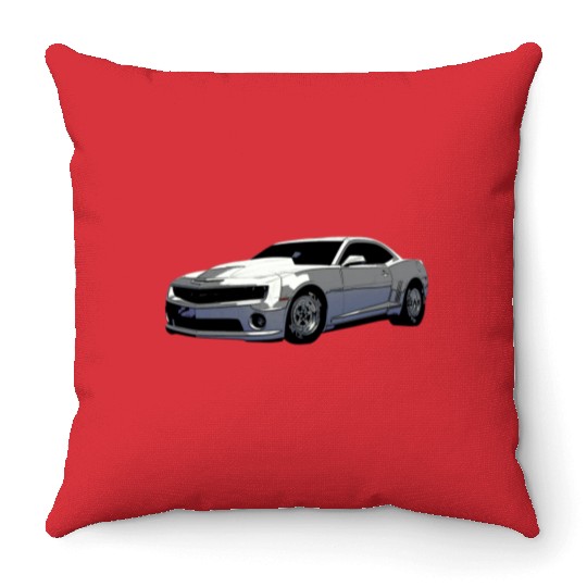 Copo Camaro Throw Pillows