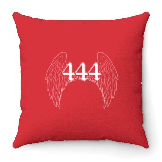 White Angel Wings Throw Pillows