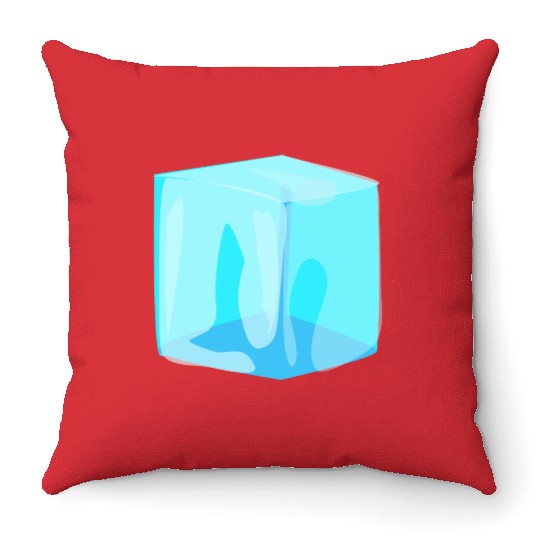 Ice Cube Throw Pillows
