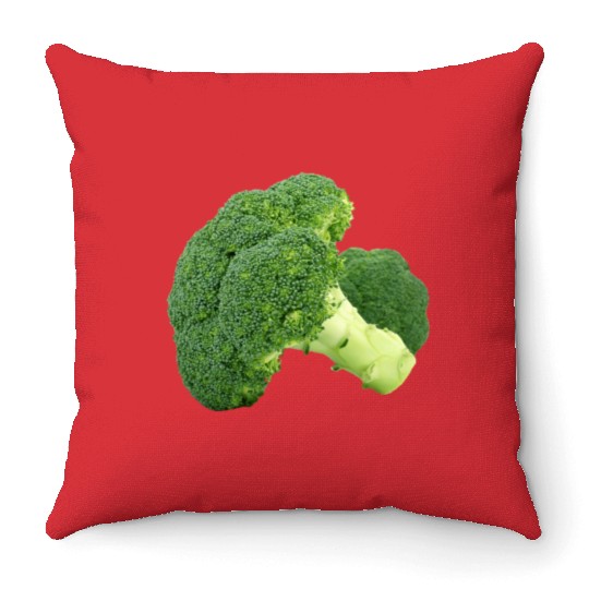 broccoli-1450274__340 Throw Pillows