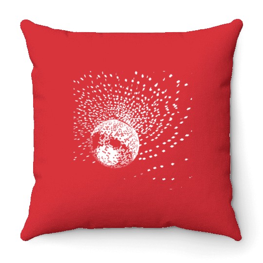 Disco ball Throw Pillows