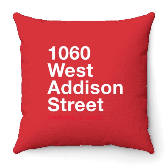 Wrigley Field Throw Pillows