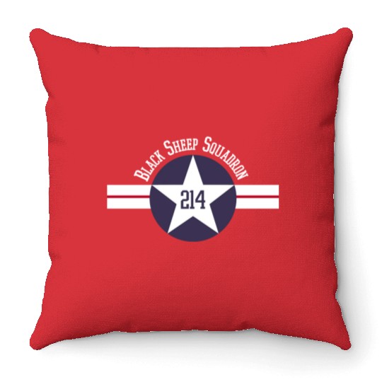 Black Sheep Squadron Throw Pillows