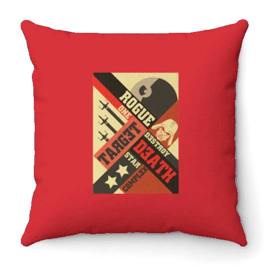 rogue one 2 Throw Pillows