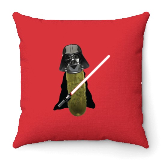 Darth Pickle Throw Pillows