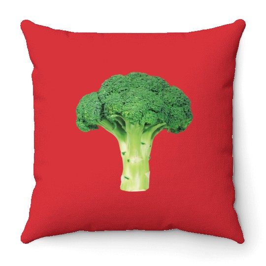 Broccoli Throw Pillows