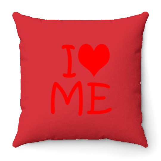 I Love Me Valentine's Throw Pillows