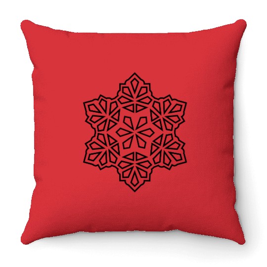 snowflake Throw Pillows