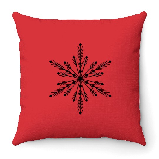 snowflake Throw Pillows