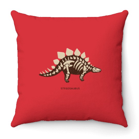 Stegosaurus Throw Pillows