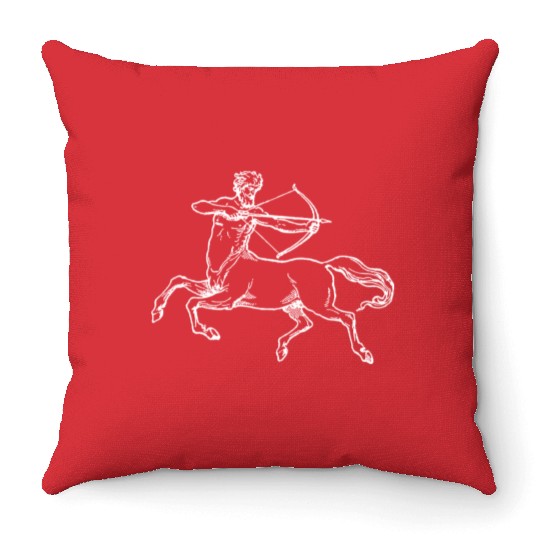 Zodiac Sagittarius Throw Pillows