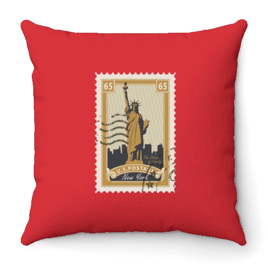 Countries Flags usa Throw Pillows