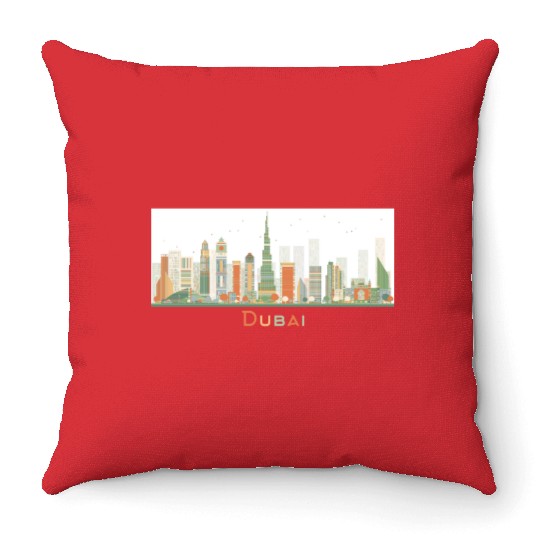 dubai Throw Pillows
