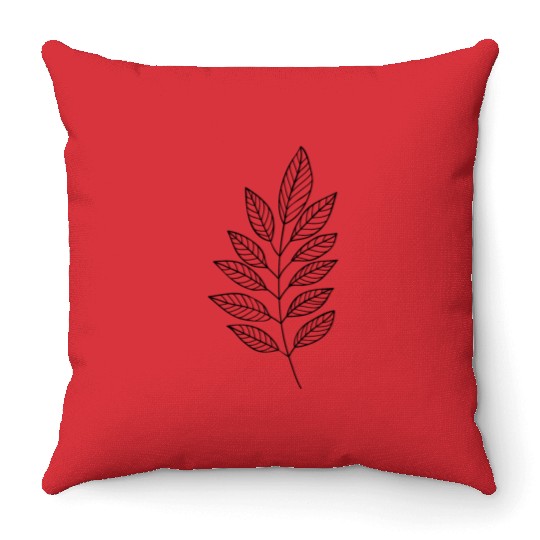 grass plant Throw Pillows