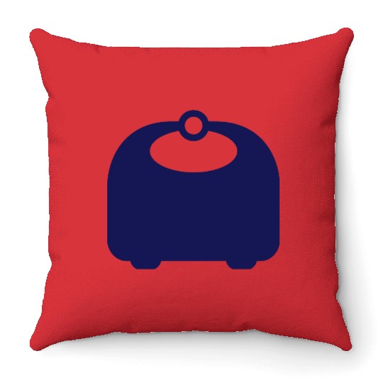 sandwich maker Throw Pillows
