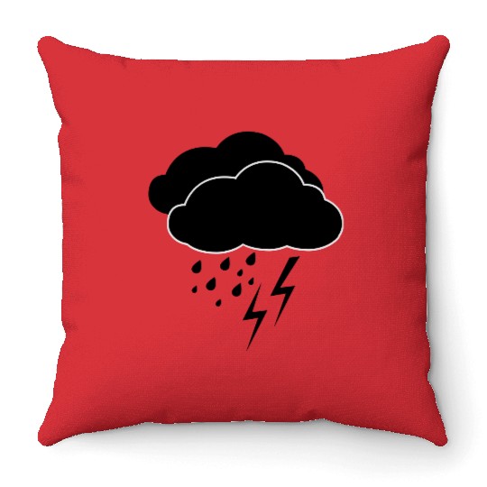Storm Throw Pillows