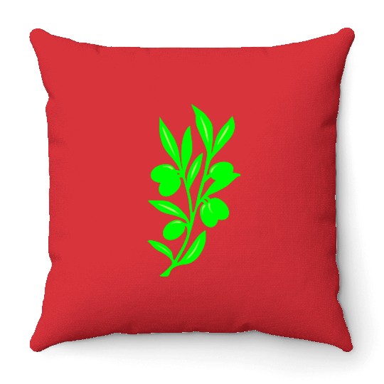 Olive Throw Pillows