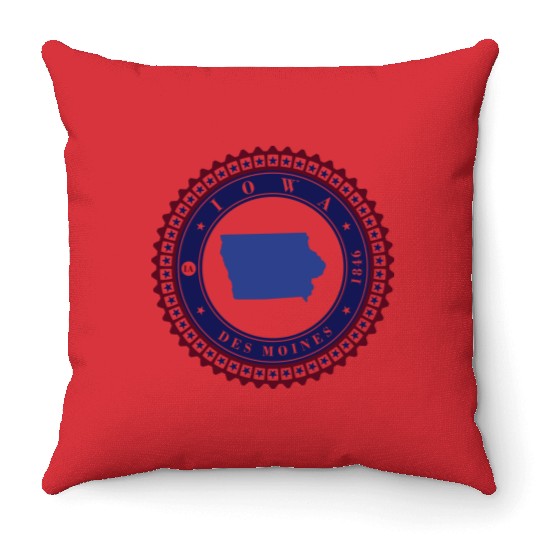 Iowa Throw Pillows