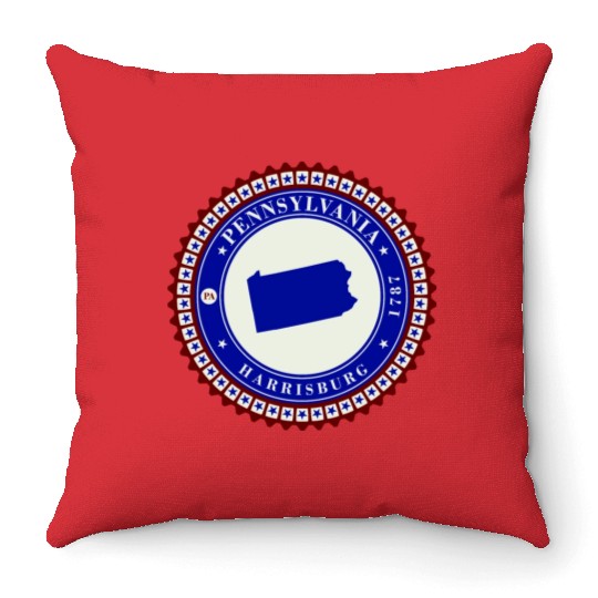 Pennsylvania Throw Pillows