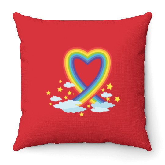 Rainbow Throw Pillows
