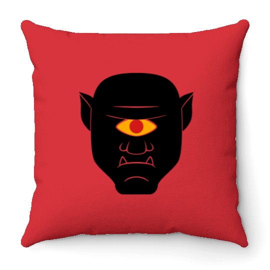 Cyclops Throw Pillows