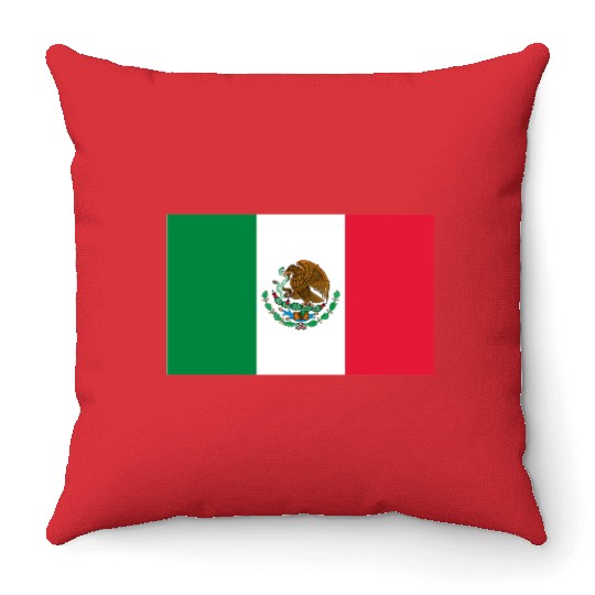 Mexican Flag Throw Pillows
