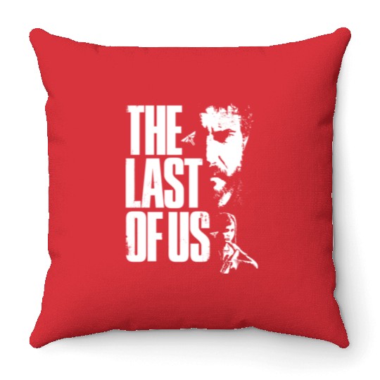 The last of us Throw Pillows