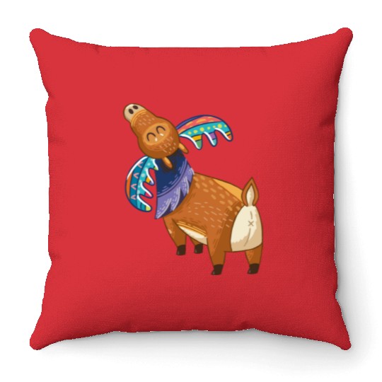 moose Throw Pillows