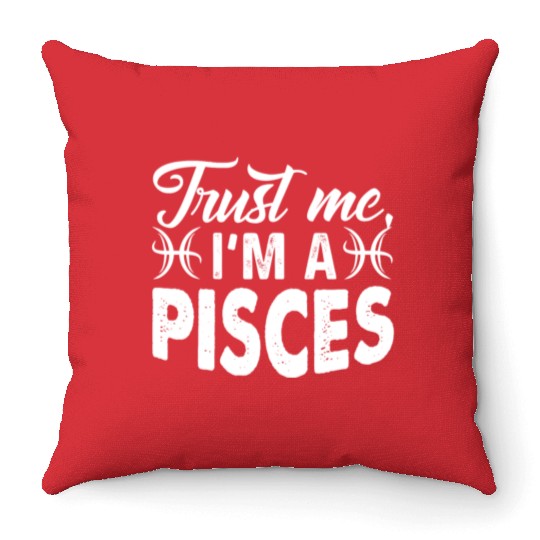 Pisces Throw Pillows Throw Pillows