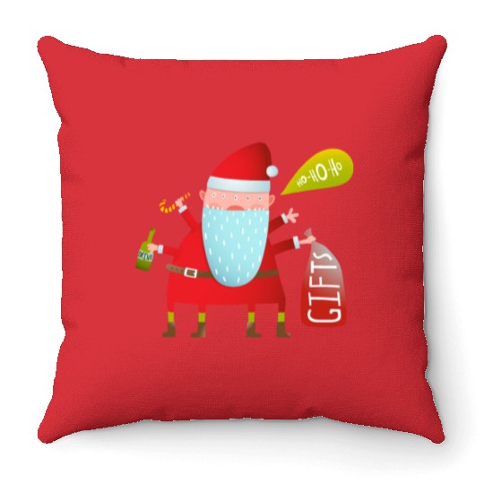 Santa Claus Throw Pillows