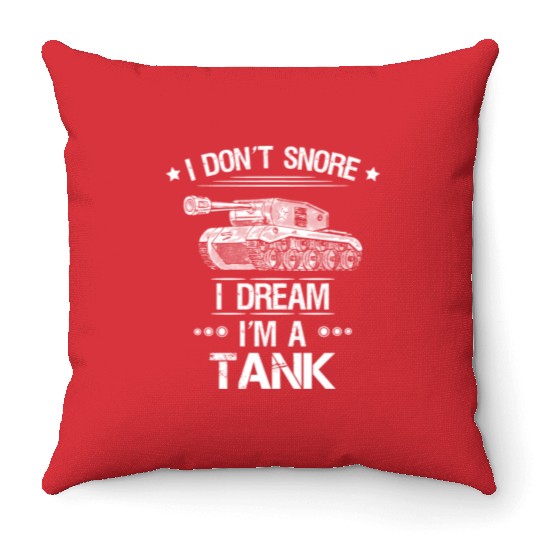 Tank/Panzer/Military/Combat Vehicle/Gift/Present Throw Pillows