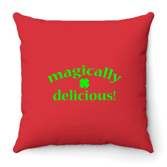 magically delicious Irish Throw Pillows