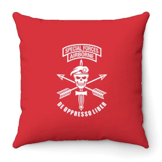 US Army Special Forces Airborne Throw Pillows