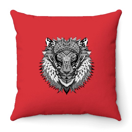 Aztec Lion Throw Pillows