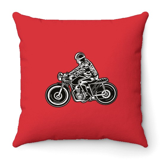 Motorcycle Throw Pillows
