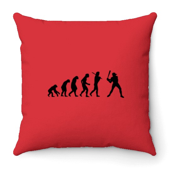 Baseball Player Home Run Major League Gift Sport Throw Pillows