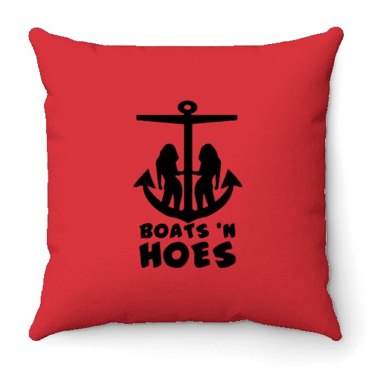 Boats N Hoes Boating Step Brothers Will Ferrell Throw Pillows