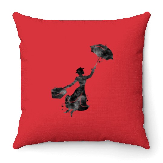 Mary Poppins Throw Pillows