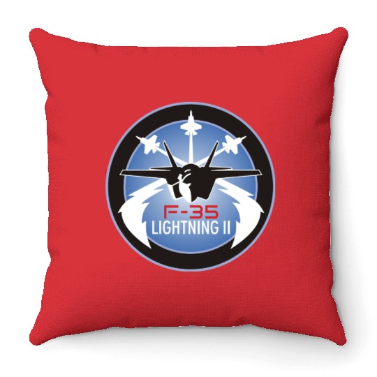 F-35 Lightning II Throw Pillows