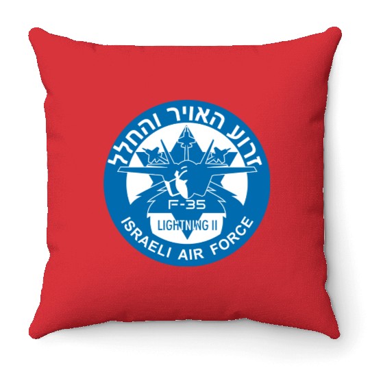 F-35 Lightning II Israel Throw Pillows
